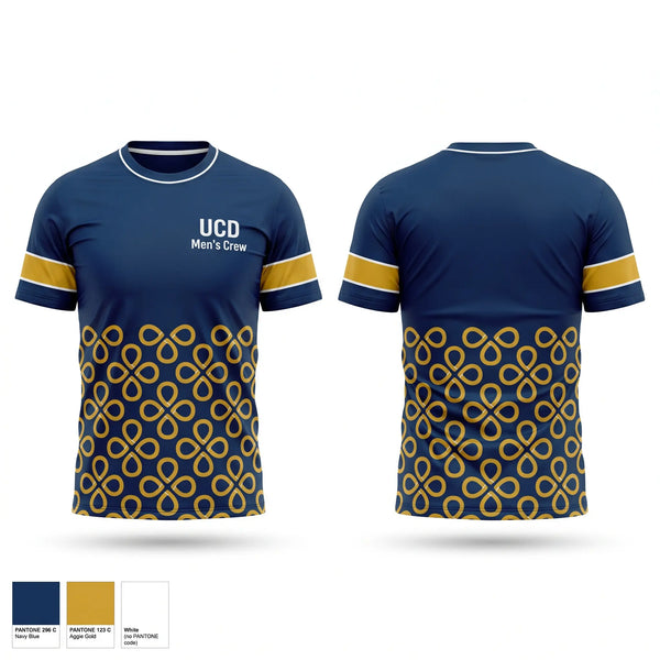 Short Sleeve Performance Shirt, UCD Men’s Crew, Spirit Store, Teamtime, Team time, sublimation, custom sports apparel, team uniforms, spirit wear, spiritwear, sports uniforms, custom shirts, team store, custom team store, fundraiser sports, apparel fundraiser