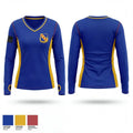 1st BN, 355th Regiment 87991738 Women's Long Sleeve V-neck Shirt - 1