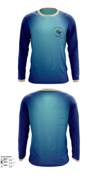 Long Sleeve Performance Shirt, Flying Ferets, Men's Basketball, Teamtime, Team time, sublimation, custom sports apparel, team uniforms, spirit wear, spiritwear, sports uniforms, custom shirts, team store, custom team store, fundraiser sports, apparel fundraiser