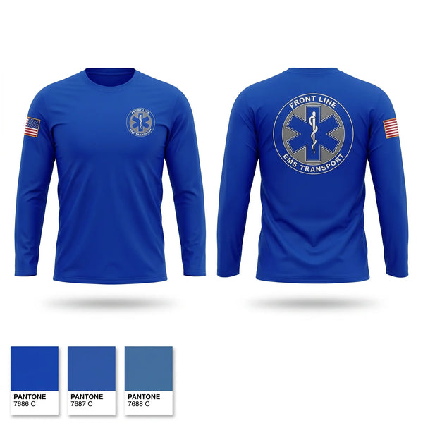 Long Sleeve Performance Shirt, Frontline EMS Transport, EMS/EMT, Teamtime, Team time, sublimation, custom sports apparel, team uniforms, spirit wear, spiritwear, sports uniforms, custom shirts, team store, custom team store, fundraiser sports, apparel fundraiser