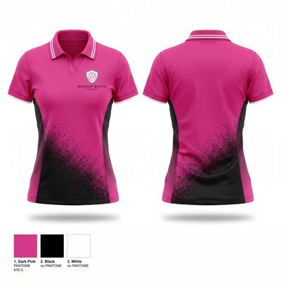 Detroit Revive Volleyball Short Sleeve Performance Polo - 1