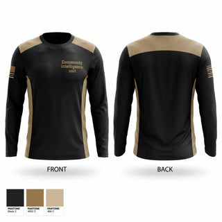 Long Sleeve Performance Shirt, Community intelligence unit, , Teamtime, Team time, sublimation, custom sports apparel, team uniforms, spirit wear, spiritwear, sports uniforms, custom shirts, team store, custom team store, fundraiser sports, apparel fundraiser