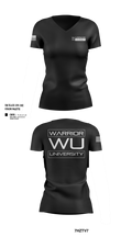 Warrior University Women's Short Sleeve V-neck Shirt - 100