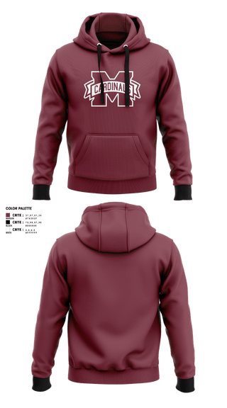 Hoodie, Maud Cardinals, Baseball, Teamtime, Team time, sublimation, custom sports apparel, team uniforms, spirit wear, spiritwear, sports uniforms, custom shirts, team store, custom team store, fundraiser sports, apparel fundraiser
