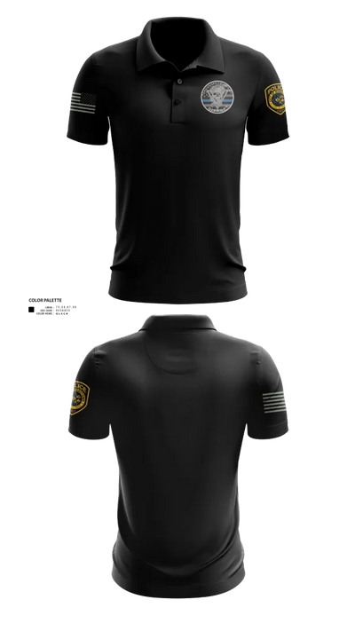 Robstown Police Department Narcotics Division Short Sleeve Performance Polo - 60