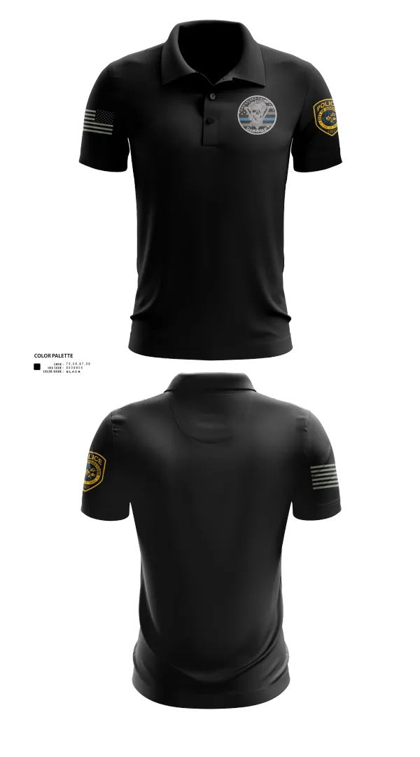 Short Sleeve Performance Polo, Robstown Police Department, Police, Teamtime, Team time, sublimation, custom sports apparel, team uniforms, spirit wear, spiritwear, sports uniforms, custom shirts, team store, custom team store, fundraiser sports, apparel fundraiser