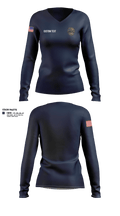Mid-State Cert Team 20 12106269 Women's Long Sleeve V-neck Shirt - 21