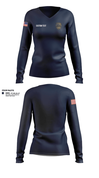 Womens Long Sleeve Vneck Shirt, Mid-State Cert Team 20, Police, Teamtime, Team time, sublimation, custom sports apparel, team uniforms, spirit wear, spiritwear, sports uniforms, custom shirts, team store, custom team store, fundraiser sports, apparel fundraiser