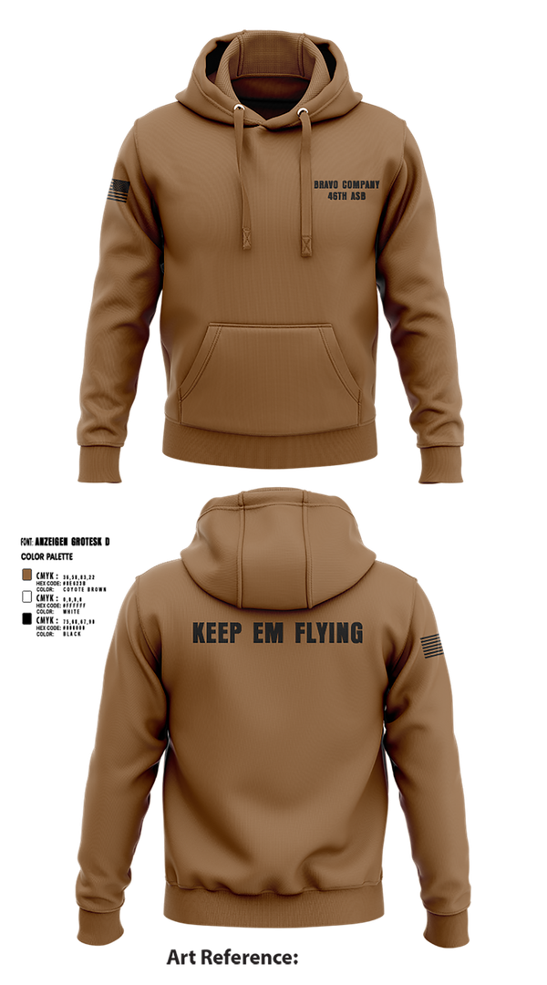 Hoodie, Bravo company 46th ASB, , Teamtime, Team time, sublimation, custom sports apparel, team uniforms, spirit wear, spiritwear, sports uniforms, custom shirts, team store, custom team store, fundraiser sports, apparel fundraiser