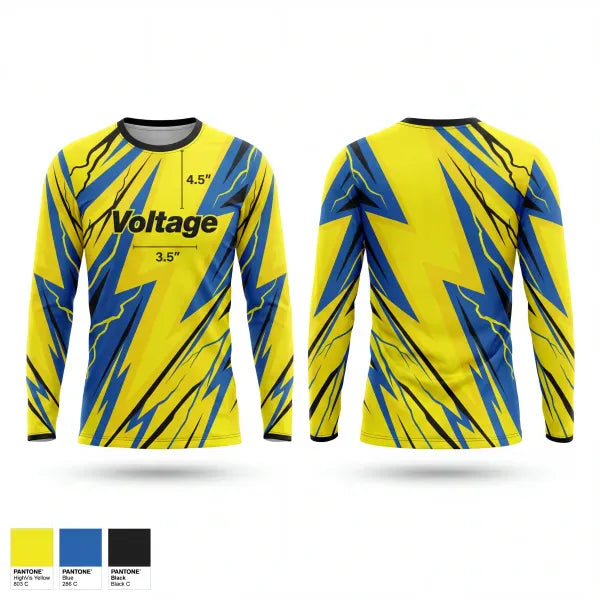 Long Sleeve Performance Shirt, Voltage, Softball, Teamtime, Team time, sublimation, custom sports apparel, team uniforms, spirit wear, spiritwear, sports uniforms, custom shirts, team store, custom team store, fundraiser sports, apparel fundraiser
