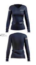 JCU 40817356 Women's Long Sleeve V-neck Shirt - 41