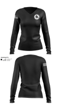 Dorchester District 2 Women's Long Sleeve V-neck Shirt - 21
