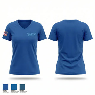 Womens Short Sleeve Vneck Shirt, South Plattsburgh Volunteer Fire Department, Fire Department, Teamtime, Team time, sublimation, custom sports apparel, team uniforms, spirit wear, spiritwear, sports uniforms, custom shirts, team store, custom team store, fundraiser sports, apparel fundraiser
