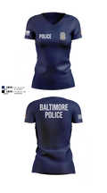 Baltimore Police Department 87844161 Women's Short Sleeve V-neck Shirt - 106