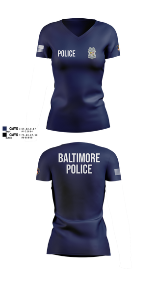 Womens Short Sleeve Vneck Shirt, team name, Police, Teamtime, Team time, sublimation, custom sports apparel, team uniforms, spirit wear, spiritwear, sports uniforms, custom shirts, team store, custom team store, fundraiser sports, apparel fundraiser