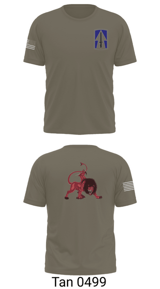 Short Sleeve Performance Shirt, Charlie’s Battery 1st Battalion 163rd Field Artillery Division, National Guard, Teamtime, Team time, sublimation, custom sports apparel, team uniforms, spirit wear, spiritwear, sports uniforms, custom shirts, team store, custom team store, fundraiser sports, apparel fundraiser