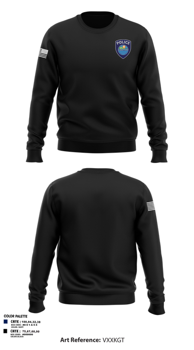 Lakeville Police Department 60717822 Crew Neck Sweatshirt - 2