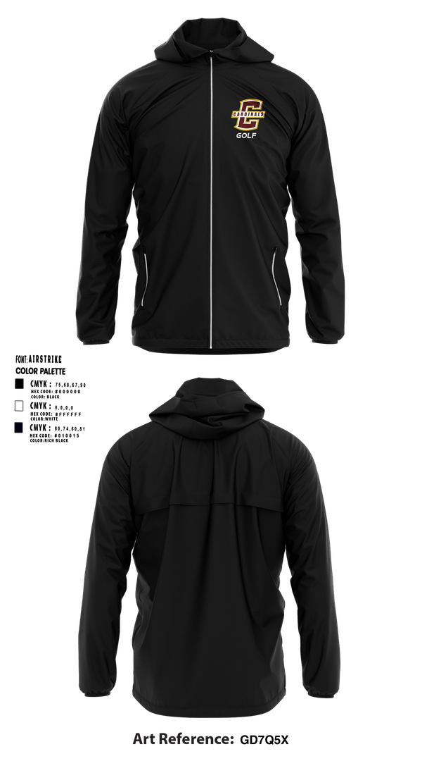 Windbreaker, Joseph Case Golf, Golf, Teamtime, Team time, sublimation, custom sports apparel, team uniforms, spirit wear, spiritwear, sports uniforms, custom shirts, team store, custom team store, fundraiser sports, apparel fundraiser