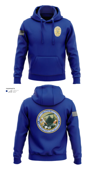 Hoodie, Key West Police Department, , Teamtime, Team time, sublimation, custom sports apparel, team uniforms, spirit wear, spiritwear, sports uniforms, custom shirts, team store, custom team store, fundraiser sports, apparel fundraiser
