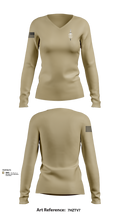 Southern Field Office (CID) 95440837 Women's Long Sleeve V-neck Shirt - 102