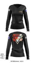 A Troop, 1st squadron-299th Calvary Regiment 70291790 Women's Long Sleeve V-neck Shirt - 101