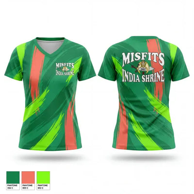 Misfits 19424928 Women's Short Sleeve V-neck Shirt - 1