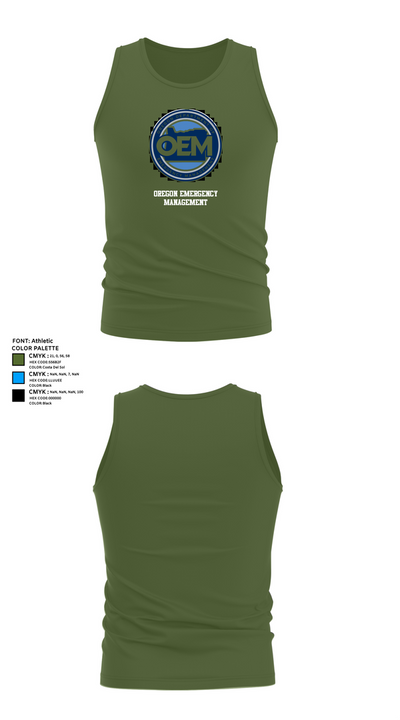 Oregon Emergency Management 48984222 Tank Top - 56