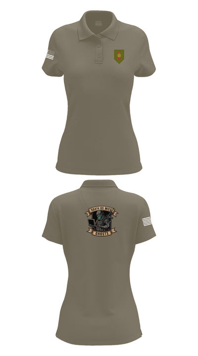 504th GS MICO 91776475 Women's Short Sleeve Performance Polo  - 75