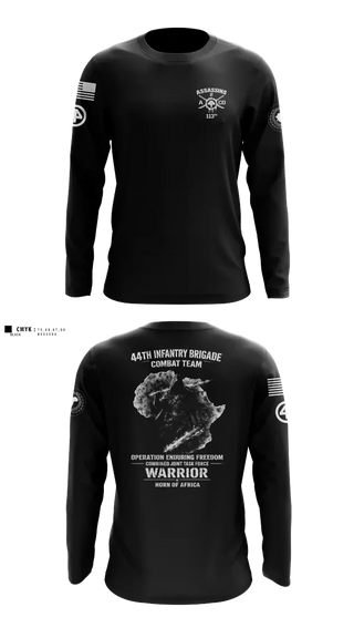 Long Sleeve Performance Shirt, 44th IBCT, Army, Teamtime, Team time, sublimation, custom sports apparel, team uniforms, spirit wear, spiritwear, sports uniforms, custom shirts, team store, custom team store, fundraiser sports, apparel fundraiser