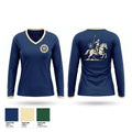Midtown United Sports Club Women's Long Sleeve V-neck Shirt - 1