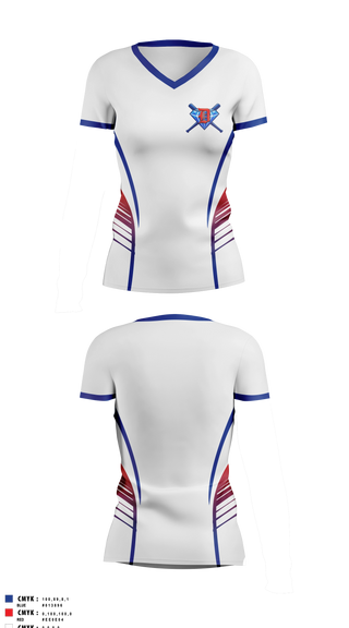 Womens Short Sleeve Vneck Shirt, Dinwiddie Diamond Youth Softball, Softball, Teamtime, Team time, sublimation, custom sports apparel, team uniforms, spirit wear, spiritwear, sports uniforms, custom shirts, team store, custom team store, fundraiser sports, apparel fundraiser