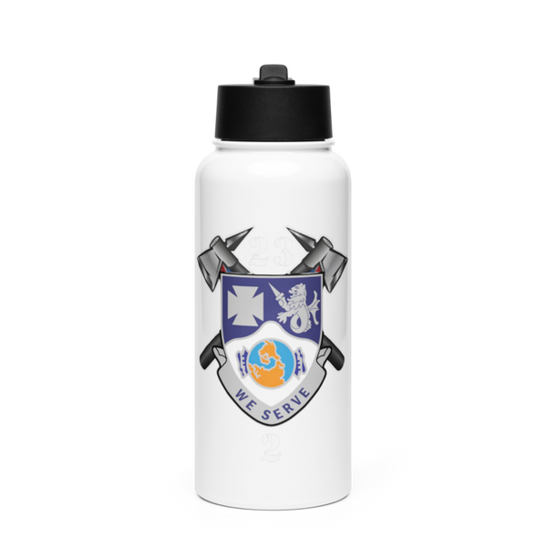 Tomahawks 60210775 Stainless Steel Water Bottle with a Straw Lid