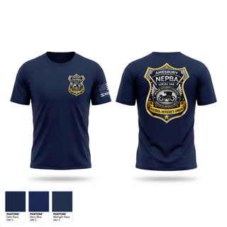 Short Sleeve Performance Shirt, Amesbury Patrol & Superior Officer's Union, Police, Teamtime, Team time, sublimation, custom sports apparel, team uniforms, spirit wear, spiritwear, sports uniforms, custom shirts, team store, custom team store, fundraiser sports, apparel fundraiser