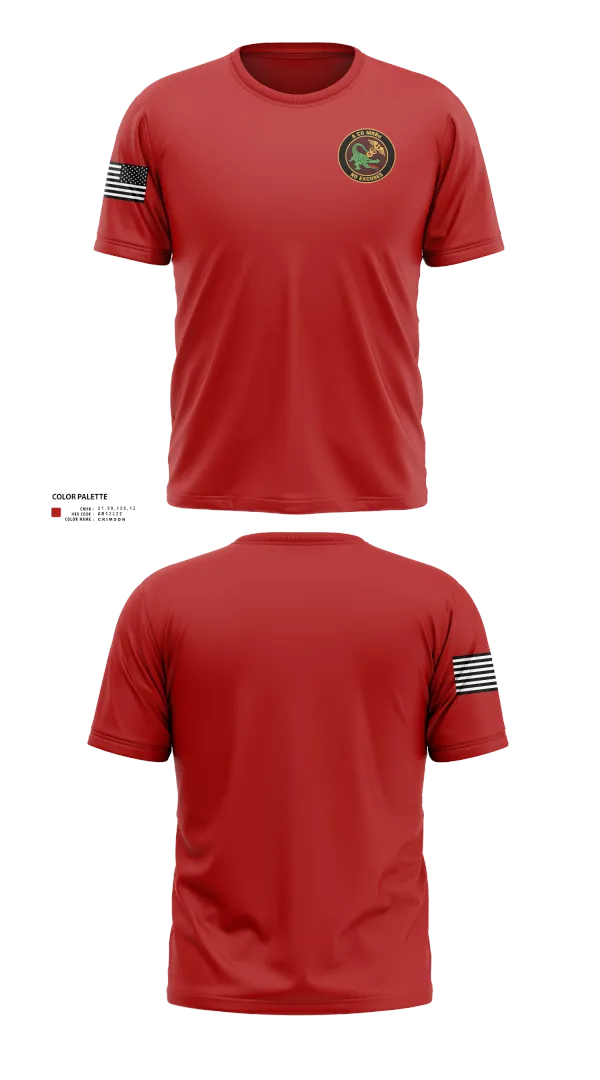 Alpha Company, Medical Readiness Battalion, Fort Belvoir 80294164 Old School Cotton Feel Shirt - 22