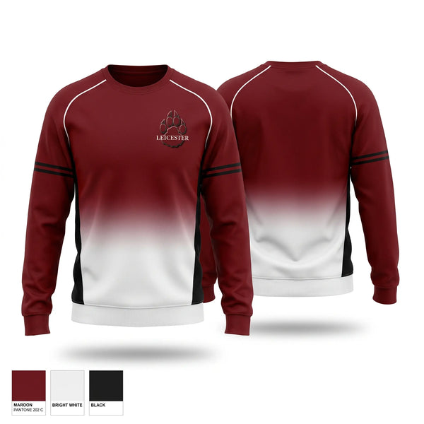 Crew Neck Sweatshirt, Leicester High School Basketball, Men's Basketball, Teamtime, Team time, sublimation, custom sports apparel, team uniforms, spirit wear, spiritwear, sports uniforms, custom shirts, team store, custom team store, fundraiser sports, apparel fundraiser