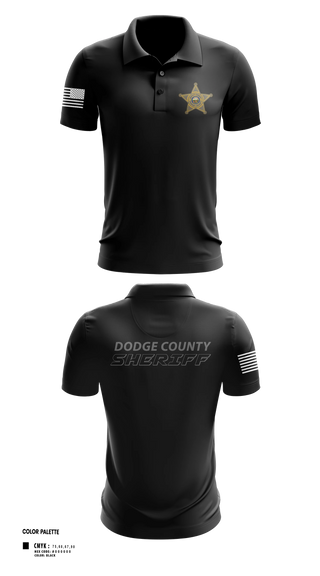 Short Sleeve Performance Polo, Dodge County Sheriff's Office, Police, Teamtime, Team time, sublimation, custom sports apparel, team uniforms, spirit wear, spiritwear, sports uniforms, custom shirts, team store, custom team store, fundraiser sports, apparel fundraiser