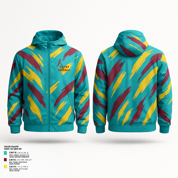 Windbreaker, Filthy, Baseball, Teamtime, Team time, sublimation, custom sports apparel, team uniforms, spirit wear, spiritwear, sports uniforms, custom shirts, team store, custom team store, fundraiser sports, apparel fundraiser