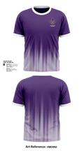 New Rochelle Huguenots Track & Field 27007108 Short Sleeve Performance Shirt - 100