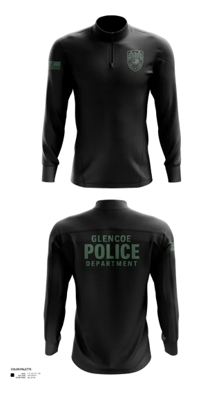 Quarter Zip Jacket, Glencoe Investigations, Police, Teamtime, Team time, sublimation, custom sports apparel, team uniforms, spirit wear, spiritwear, sports uniforms, custom shirts, team store, custom team store, fundraiser sports, apparel fundraiser