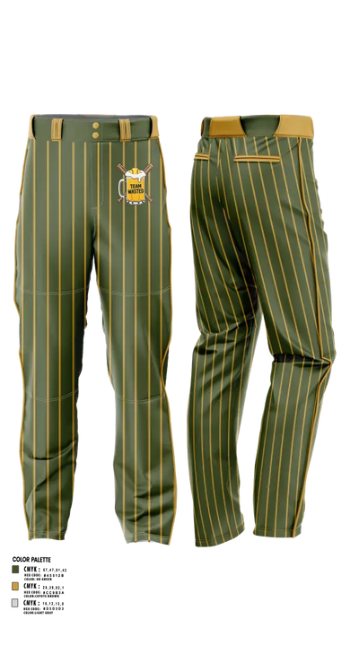 Team Wasted 73417864 Baseball Pants - 11