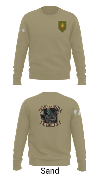 504th GS MICO 91776475 Crew Neck Sweatshirt - 85
