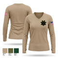 S.S.U Women's Long Sleeve V-neck Shirt - 1