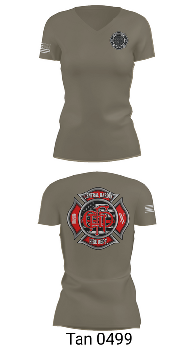 Central 9971313 Women's Short Sleeve V-neck Shirt - 68