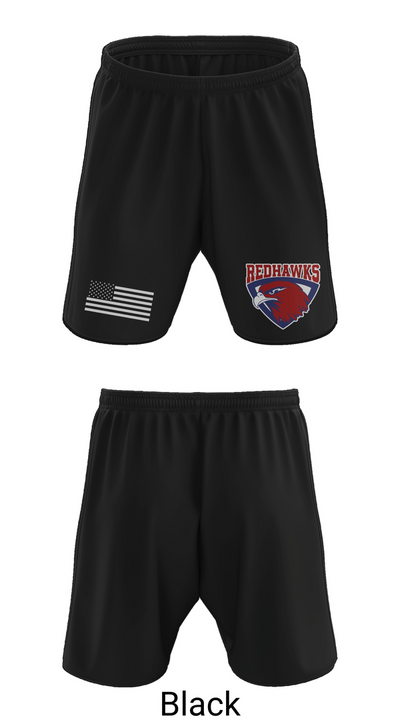 Touchet Redhawks Basketball 16435101 Athletic Shorts With Pockets - 20