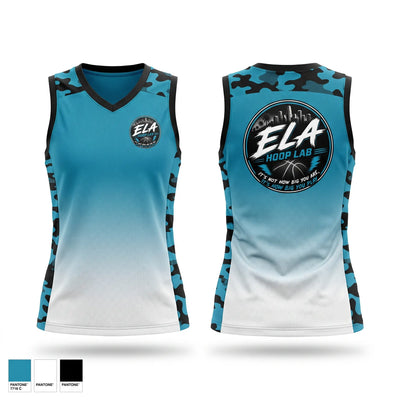 ELA hoopers Mens Basketball Jersey - 1