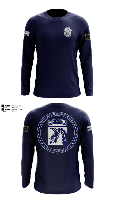 Fort Bragg Law Enforcement Company 16198473 Long Sleeve Performance Shirt 1