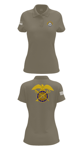 Womens Short Sleeve Performance Polo, Echo company 1-7 ADA, , Teamtime, Team time, sublimation, custom sports apparel, team uniforms, spirit wear, spiritwear, sports uniforms, custom shirts, team store, custom team store, fundraiser sports, apparel fundraiser