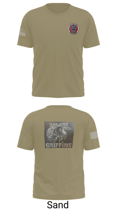 345th TRS 44562231 Old School Cotton Feel Shirt - 90