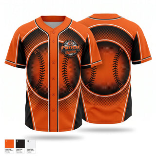 Full Button Baseball Jersey, Shreveport Crush, Baseball, Teamtime, Team time, sublimation, custom sports apparel, team uniforms, spirit wear, spiritwear, sports uniforms, custom shirts, team store, custom team store, fundraiser sports, apparel fundraiser