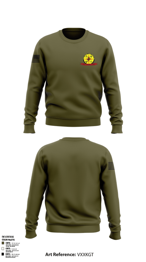 Crew Neck Sweatshirt, CBIRF, Marines, Teamtime, Team time, sublimation, custom sports apparel, team uniforms, spirit wear, spiritwear, sports uniforms, custom shirts, team store, custom team store, fundraiser sports, apparel fundraiser